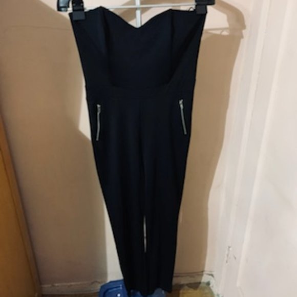 Strapless Jumpsuit With Metal Boning for Support - Picture 2 of 10